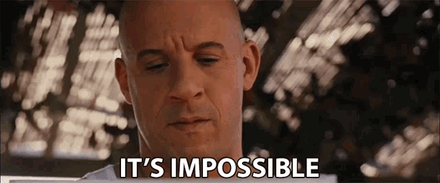 Its Impossible Its Not Possible GIF - Its Impossible Its Not Possible Its Not Feasible - Discover &amp; Share GIFs