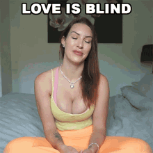 Love Is Blind Tracy Kiss GIF - Love Is Blind Tracy Kiss Love Isnt Logical GIFs