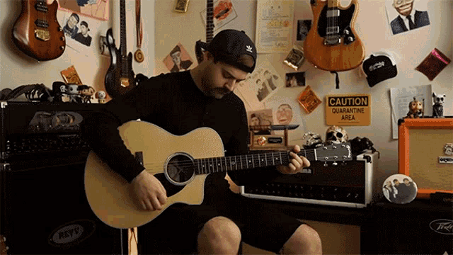 Strumming Jared Dines GIF - Strumming Jared Dines Feeling It - Discover &  Share GIFs