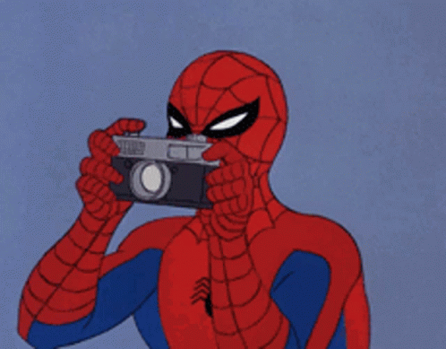 Spider Man Taking Pictures GIF - Spider Man Taking Pictures God - Descubr.....