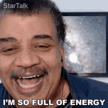 Im So Full Of Energy Neil Degrasse Tyson GIF - Im So Full Of Energy Neil Degrasse Tyson Startalk GIFs