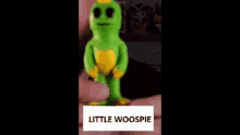 Little Woospie Little Green Man GIF - Little Woospie Little Green Man Green Toy GIFs