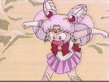 Sailor Chibi Moon Chibiusa GIF - Sailor Chibi Moon Chibiusa Stuck GIFs
