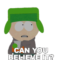 Can You Believe It Kyle Broflovski Sticker - Can You Believe It Kyle Broflovski South Park Stickers