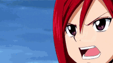 fairy tail erza scarlet mad angry furious
