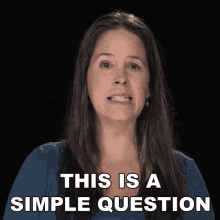 This Is A Simple Question Rachel Smith GIF - This Is A Simple Question Rachel Smith Rachels English GIFs