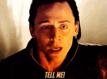 Tell Me Loki GIF - Tell Me Loki Tom Hiddleston GIFs