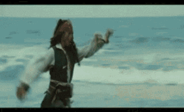 Jack Sparrow Running Away GIF - Jack Sparrow Running Away Escape ...