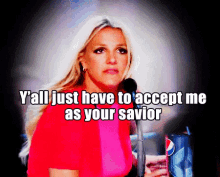 Just Accept Me As Your Savior GIF - Savior Britneyspears Accept GIFs
