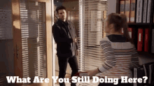 Station19 Jack Gibson GIF - Station19 Jack Gibson What Are You Still Doing Here GIFs