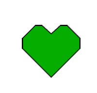 Green Heart Heart Beat Sticker - Green Heart Heart Beat Stickers