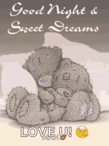 Sweet Dreams Good Night GIF - Sweet Dreams Good Night Bear GIFs