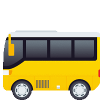 Bus Travel Sticker - Bus Travel Joypixels Stickers