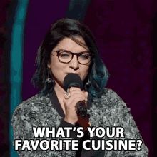 Whats Your Favorite Cuisine Aditi Mittal GIF - Whats Your Favorite Cuisine Aditi Mittal Girl Meets Mic GIFs