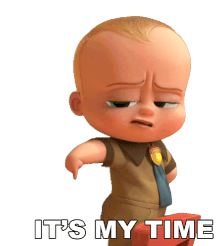 Its My Time Boss Baby Sticker - Its My Time Boss Baby Theodore Templeton Stickers
