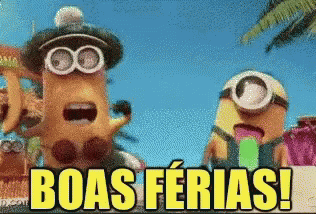 Boas Ferias Minions Praia Hula Gif Enjoy Your Vacation Vacation Time Hula Descubre Comparte Gifs