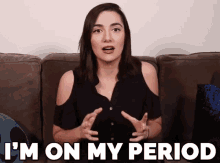 Safiya Nygaard Period GIF - Safiya Nygaard Period Time Of The Month GIFs