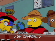 Oh Canada Simpsons GIF - Oh Canada Simpsons Ralph Wiggum GIFs