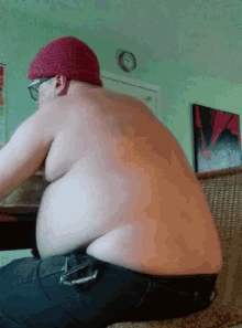 Big Belly Fat Fat Ass Joy GIF - Big Belly Fat Fat Ass Joy Overeating Fun GIFs