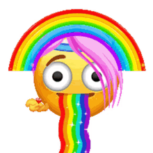 rainbow emoji pride heart