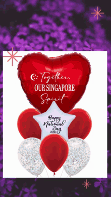 giant heart balloon singapore best giant heart balloon in singapore