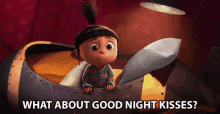 What About Good Night Kisses Elsie Fisher GIF - What About Good Night Kisses Elsie Fisher Agnes GIFs