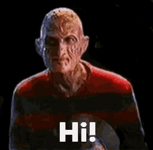 Hello Hi GIF - Hello Hi Freddy Krueger GIFs