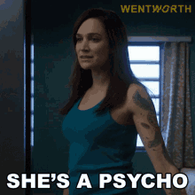 Shes A Psycho Franky Doyle GIF - Shes A Psycho Franky Doyle Wentworth GIFs