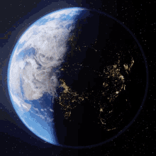 earth spin animation bootlogo ios