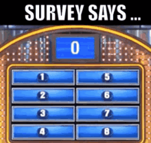 family feud survey says strike buzzer wrong answer