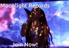Moonlight Records Ariana Grande GIF - Moonlight Records Ariana Grande Live GIFs