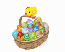 Easter Chick Easter Eggs GIF - Easter Chick Easter Eggs Ostereier GIFs