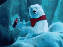 Polar Bear Coke GIF - Polar Bear Coke Clapping GIFs