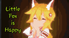 L Ittle Fox Is Happy Anime GIF - L Ittle Fox Is Happy Anime Happy GIFs