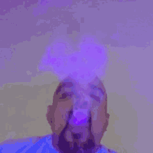 purple smoke smoke smoking smoke tricks