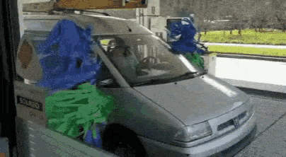 Car Washing Funny GIF - Car Washing Funny Car Wash Brushes GIFs