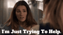 Station19 Carina Deluca GIF - Station19 Carina Deluca Im Just Trying To Help GIFs