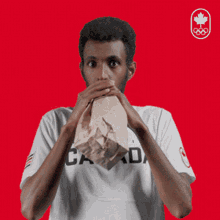 Breathing Into A Paper Bag Mohammed Ahmed GIF - Breathing Into A Paper Bag Mohammed Ahmed Team Canada GIFs