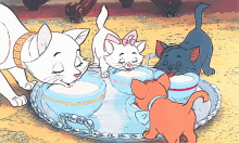 ミルク　牛乳　おしゃれキャット The Aristocats GIF - Milk Cat Aristocat GIFs