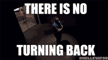 There Is No Turning Back GIF - Hellevator Scared Hellevator Series GIFs