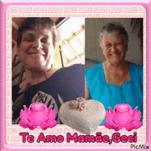feliz dia das m%C3%A3es te amo mam%C3%A3e geci i love you mommy rose flower