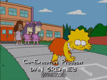 bend over the simpsons lisa giggle confused