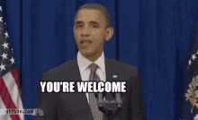 Obama Youre Welcome GIF - Obama Youre Welcome Door GIFs