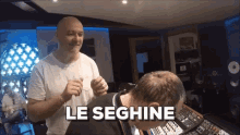 Le Seghine Excited GIF - Le Seghine Excited Recording Studio GIFs