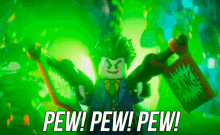Pew! Pew! Pew! GIF - Pew Pew Pew Joker Lego GIFs