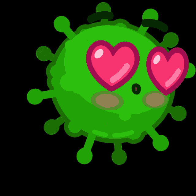 Emoji Virus Emoji GIF - Emoji Virus Emoji Hearts GIFs