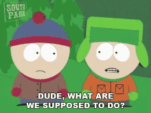 Dude What Are We Supposed To Do Kyle Broflovski GIF - Dude What Are We Supposed To Do Kyle Broflovski Stan Marsh GIFs