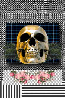 Skull Flowers GIF - Skull Flowers Death GIFs