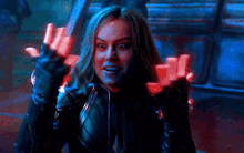 Brie Larson Captain Marvel GIF - Brie Larson Captain Marvel Rainbow GIFs