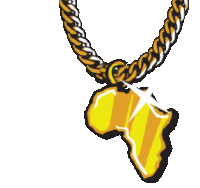 African Chain Bling Bling Sticker - African Chain Bling Bling Gold Chain Stickers
